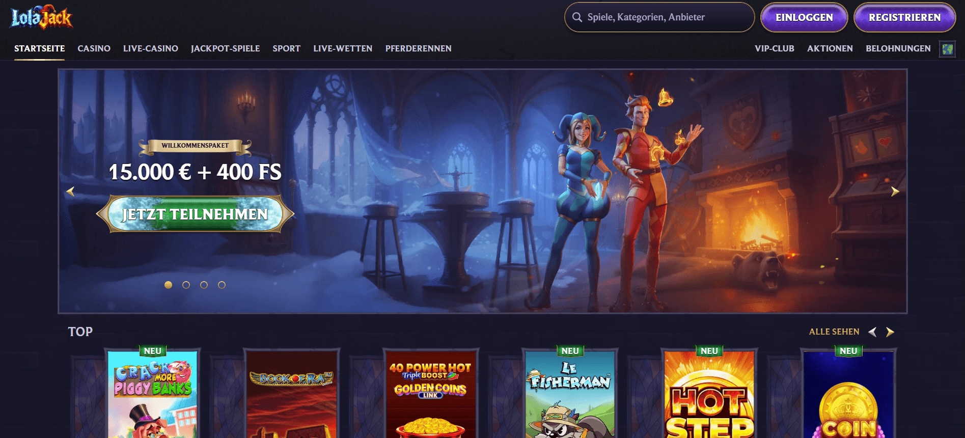 LolaJack beste online casino ohne oasis