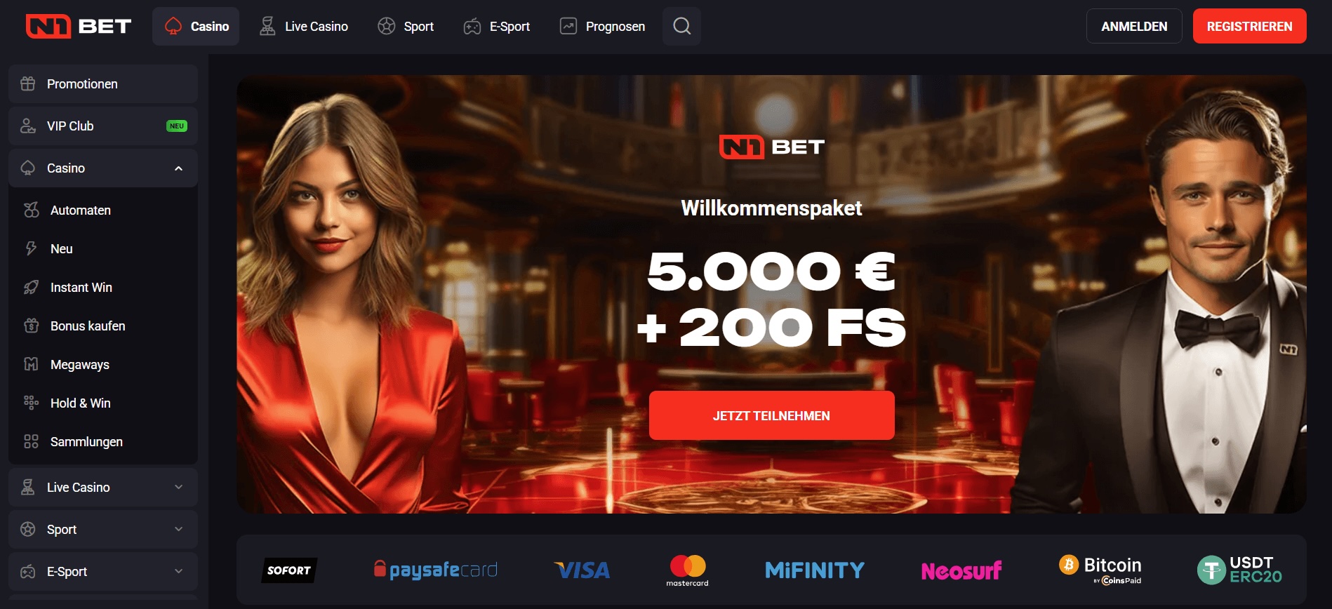 N1Bet beste online casino ohne oasis